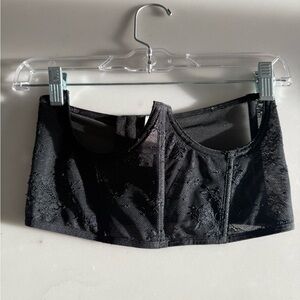 Colsie Black Lace Bustier